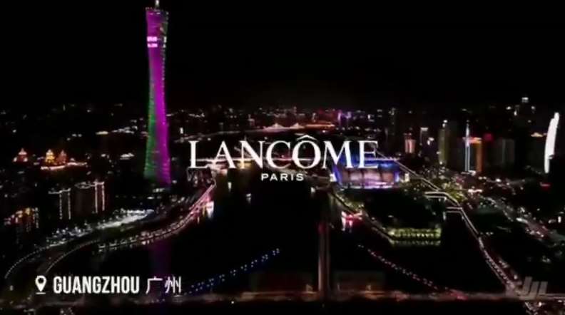 蘭蔻廣州塔廣告案例